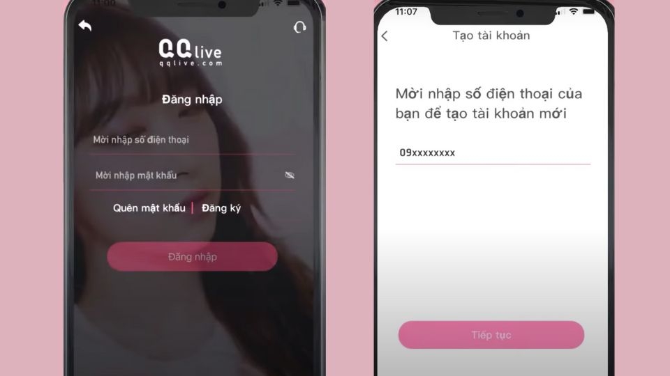 Hướng dẫn tạo tài khoản QQLive